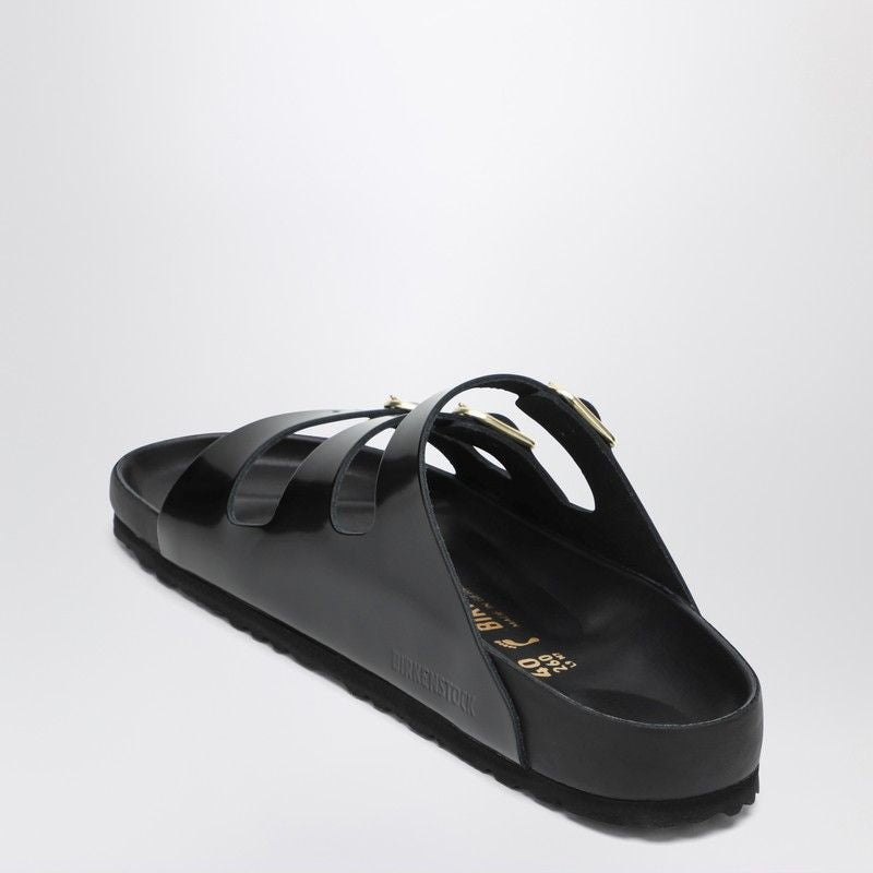 サンダル・ミュール Birkenstock Slide Florida Dbuckle Exquisite Lucida Nera Birkenstock Slide Florida Dbuckle Exquisite lucida nera