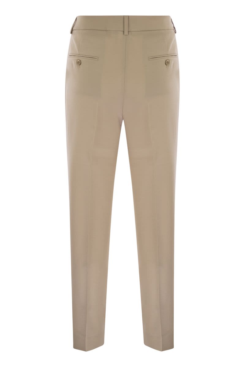 パンツ Weekend Max Mara CANON - Wool cigarette trousers Weekend trousers black | Max Mara