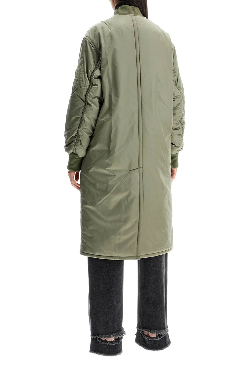 コート STAND STUDIO Olive green nylon Abbie padded jacket Stand Studio Olive Nylon Abbie Padded Jacket In Green | ModeSens