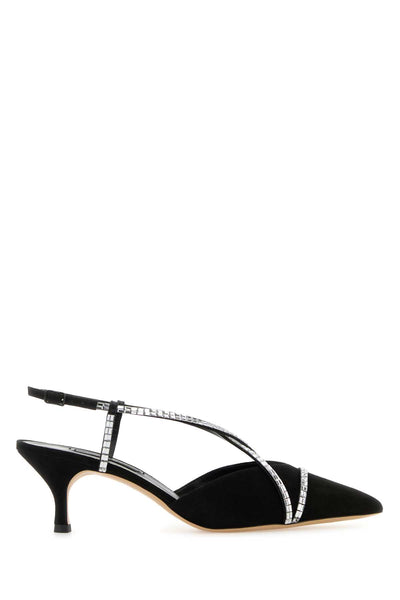 パンプス CASADEI Black Suede Starsway Julia Pumps Casadei Black Suede Starsway Julia Pumps – Fashdes